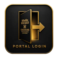 the logo for wicked creations portal login