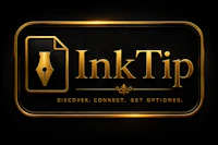 ink tip logo on a black background